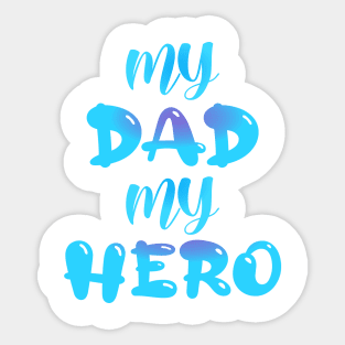 Best Dad In Town Kids Bubble gum design Sticker